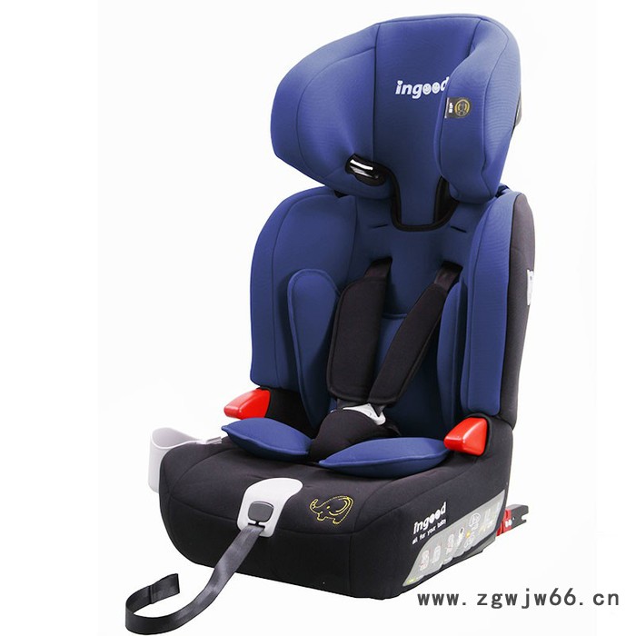 ingood 汽车儿童安全座椅  isofix硬接口或安全带双安装方式  9个月-12岁 3C认证 荷兰TNO认证图2