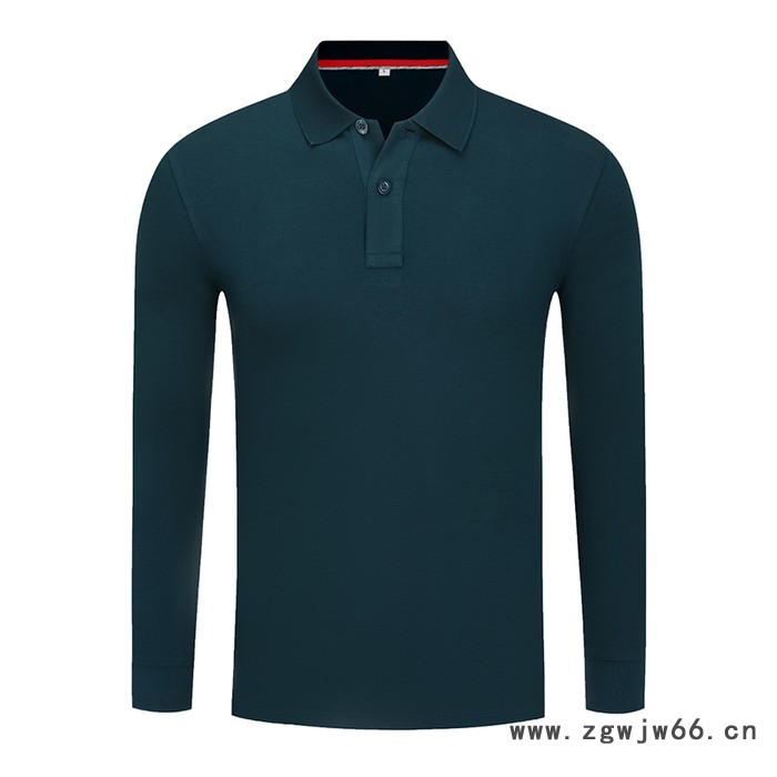 马塔多尔保罗长袖翻领工作服定制POLO衫厂服工衣文化广告衫T恤定做印LOGO刺绣图3