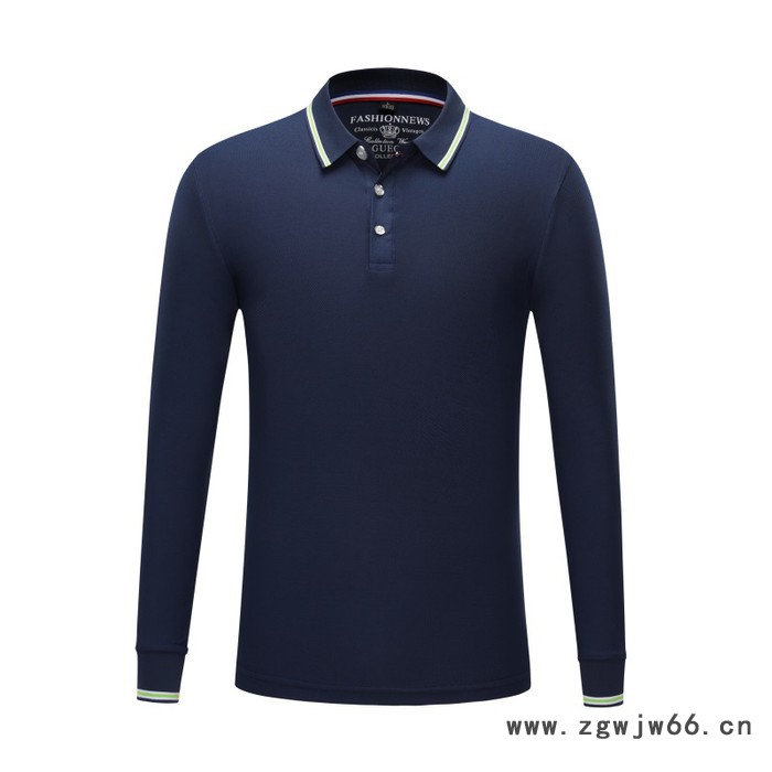 马塔多尔保罗翻领工作服定制印logo长袖polo衫t恤企业工衣广告文化衫刺绣图5