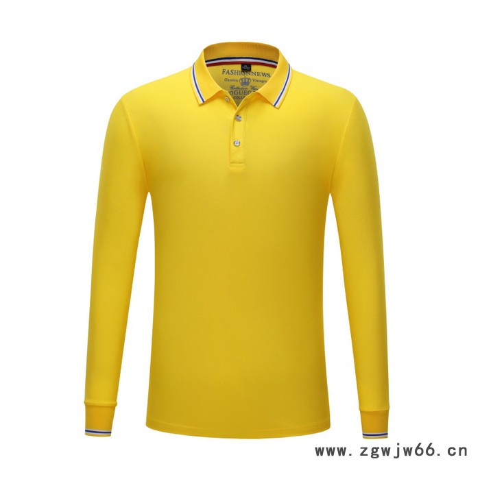 马塔多尔保罗翻领工作服定制印logo长袖polo衫t恤企业工衣广告文化衫刺绣图2