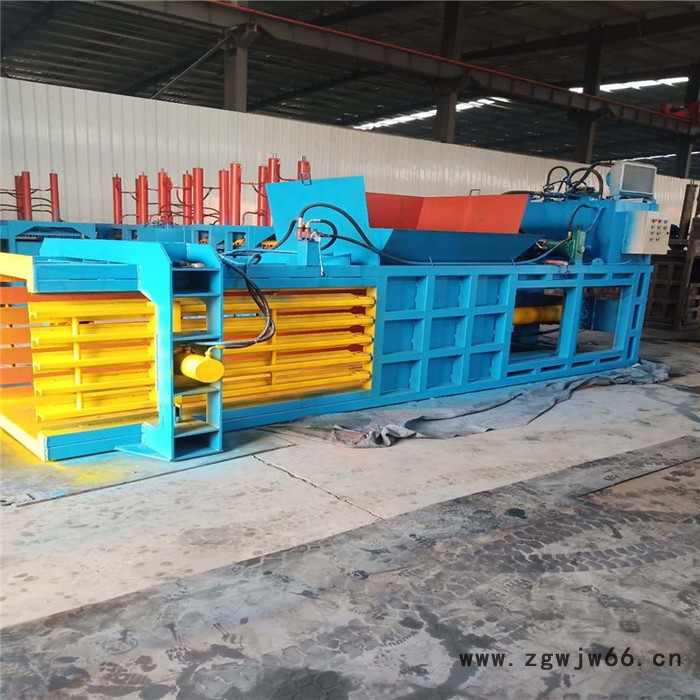 新型高产量打包机 废弃工作服打包机 多功能打包机 纸箱打包机 塑料瓶自动卧式打包机图6