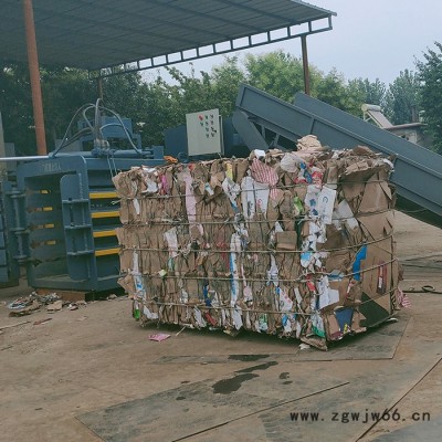 新型高产量打包机 废弃工作服打包机 多功能打包机 纸箱打包机 塑料瓶自动卧式打包机