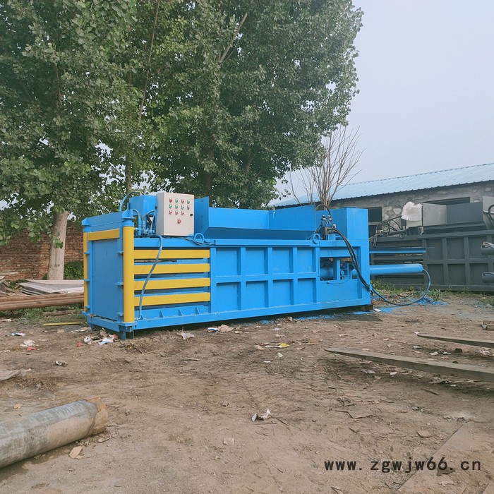 新型高产量打包机 废弃工作服打包机 多功能打包机 纸箱打包机 塑料瓶自动卧式打包机图8