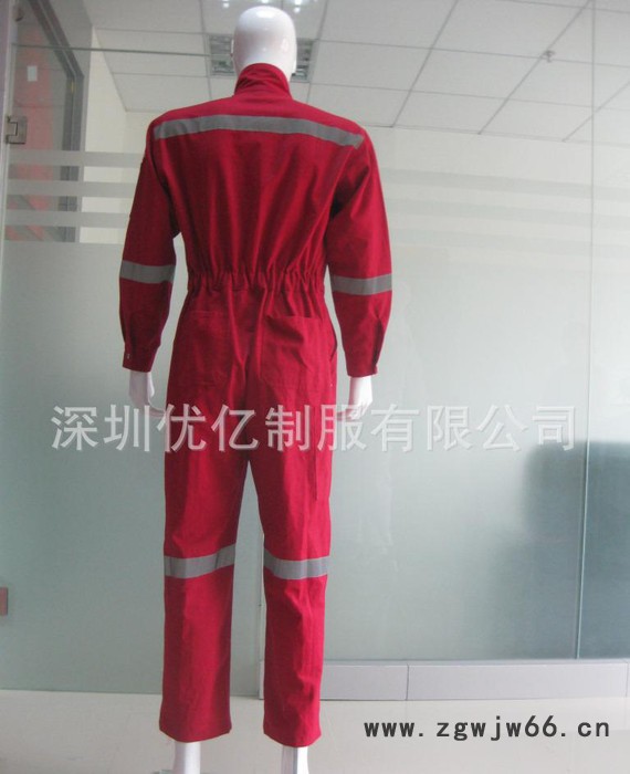 纯棉电焊服|防静电船舶码头维修服|阻燃连体工作服图2