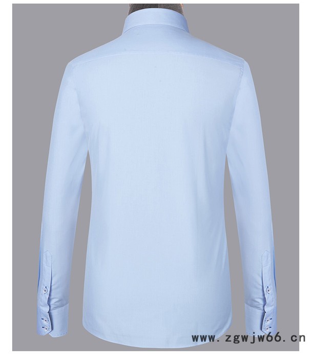 绣女织梦 工作服衬衣厂家定制 夏款长袖衬衫工厂定做图5
