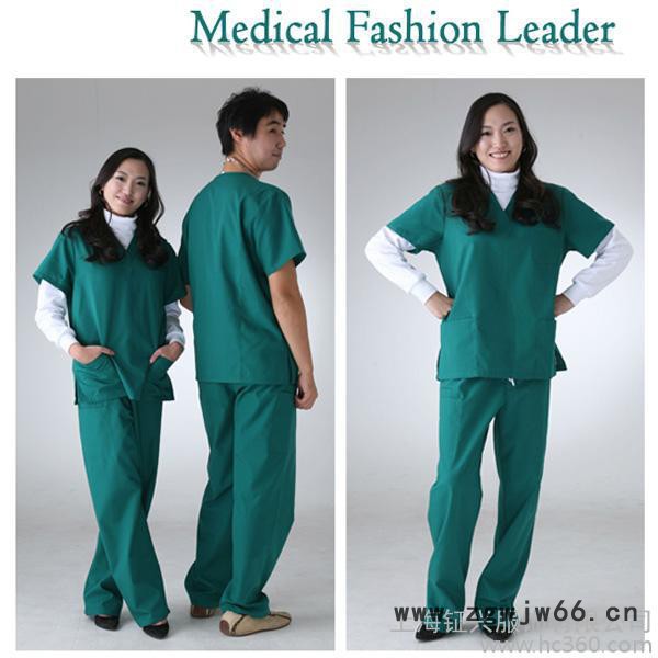 供应钲兴ZX-432厂家定制抗菌防臭耐氯漂**医生服医护制服工作服图3