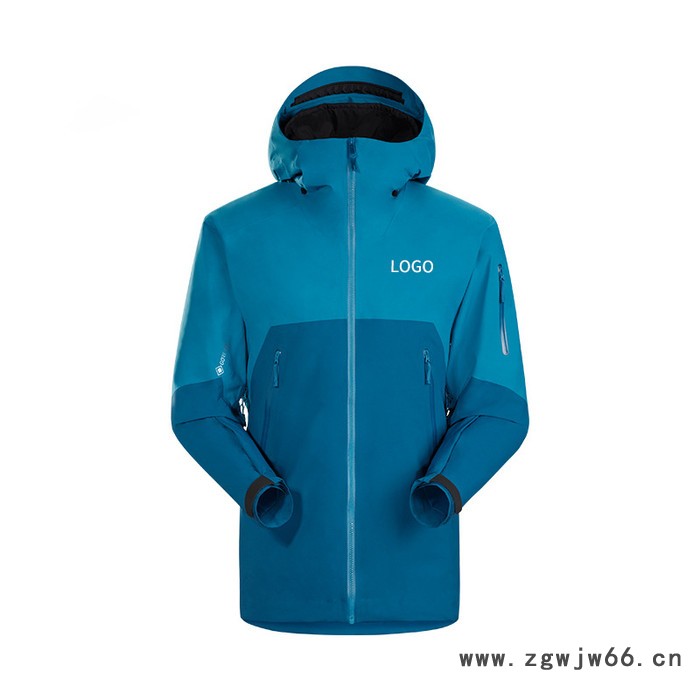 虎外 冲锋衣厂家户外登山配送工作服定做薄款冲锋衣定制LOGO防水防风衣图6