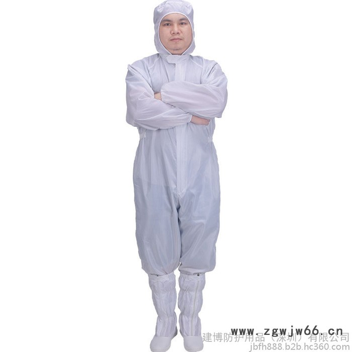 打磨工作防尘衣服工作服车间工作防护服劳保连体工衣耐磨图3