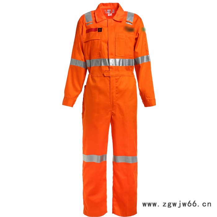 优亿 LT004 工作服 纯棉连体工作服 油田制服 化工劳保服图4