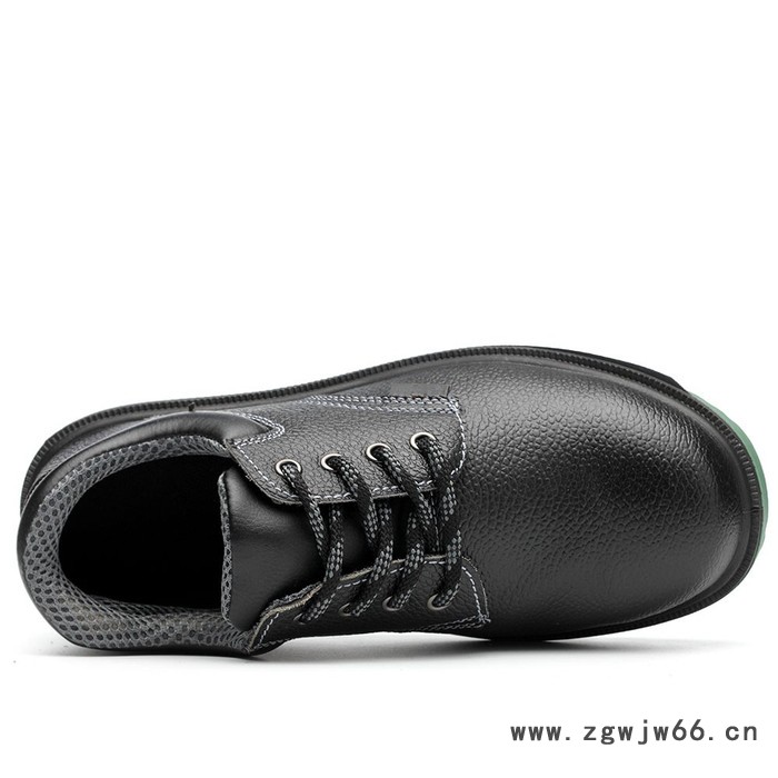 戈盾WG317经典巴固安全鞋 防砸防刺穿耐磨PU大底 牛皮鞋面劳保鞋工作鞋图2