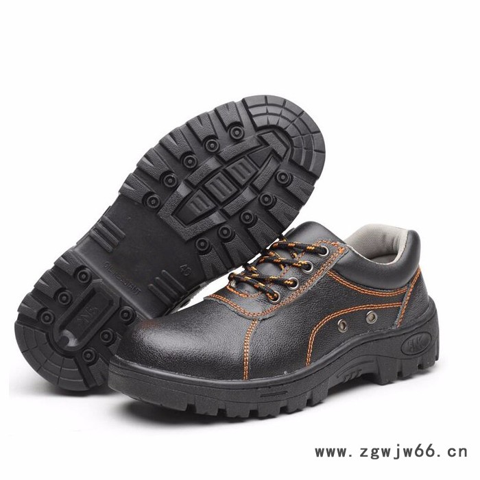 RS   real   safeRH-106 批发**压花牛皮**光面牛皮防砸防穿刺安全鞋劳保鞋图2