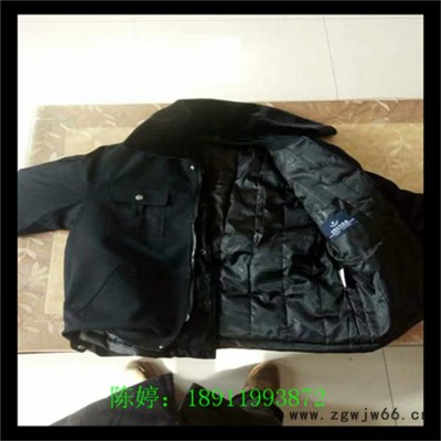 物业多功能防寒服 学校门卫棉大衣 冬执勤棉外套 工作服棉