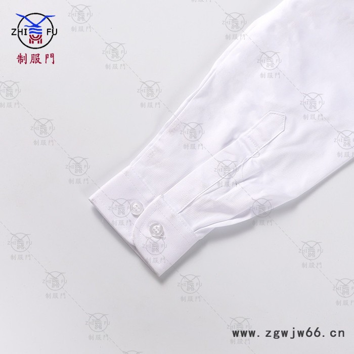 制服门 长袖衬衣机场10款安检白色长袖衬衫 夹克款衬衣空姐工作服夏装制服衬衣图2