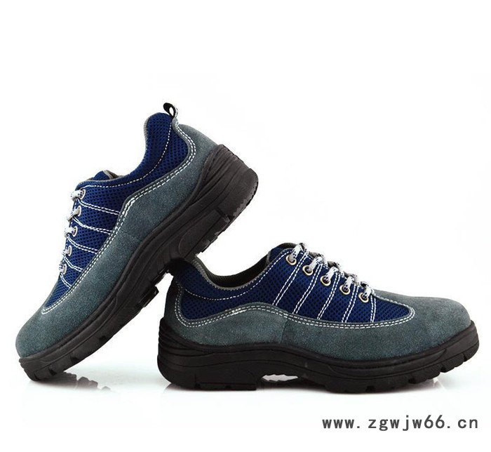 英豪透气耐磨防砸防穿刺劳保鞋反绒牛皮工作安全鞋防护鞋图3