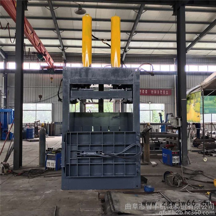 鲁丰40吨废纸打包机 纸管压包机 废品工作服捆包机厂家报价图7
