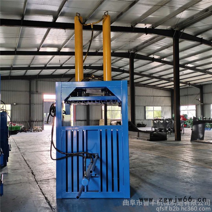 鲁丰40吨废纸打包机 纸管压包机 废品工作服捆包机厂家报价图3