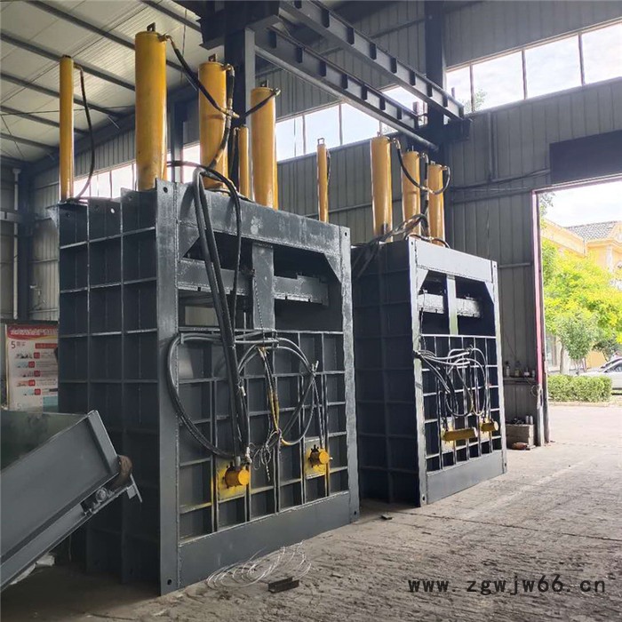 鲁丰40吨废纸打包机 纸管压包机 废品工作服捆包机厂家报价图4