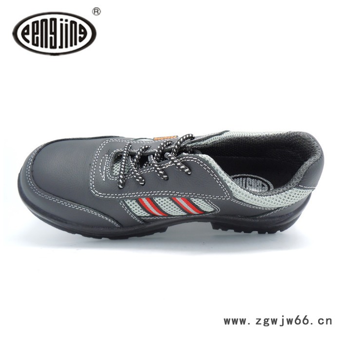 防砸耐磨真皮安全鞋 防滑时尚劳保鞋 注射PU底安全鞋 直销图3