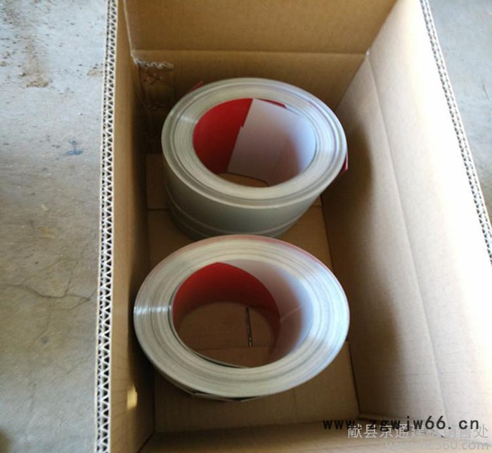 浙江反方向镀锌铁皮安全带 楼层隔离带、楼层警示带图3