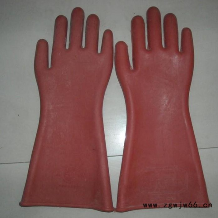 电工绝缘手套 12KV防触电橡胶手套 高压加厚作业防护劳保手套图3