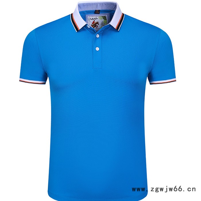 制服门 2022款POLO衫  翻领上衣 广告服 工作服定制 洗水棉 宽松短袖上衣 纯色纯棉 撞边撞色 休闲上衣图3