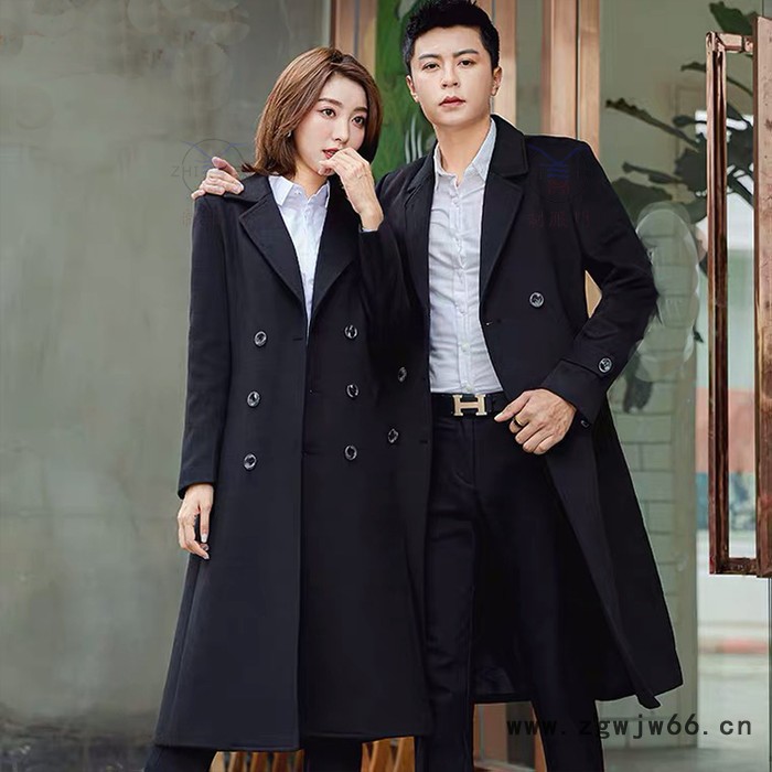 2022年冬季职业套装 职业西装  西装风衣  西装大衣 修身大衣 西装工作服 西装外套图5