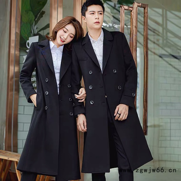 2022年冬季职业套装 职业西装 西装风衣 西装大衣 修身大衣 西装工作服 西装外套图2