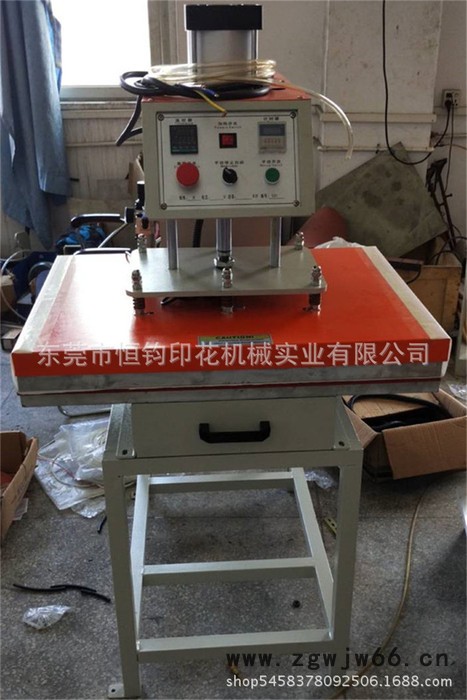 直销新款烫花机40x50cm单工位气动烫画机工作服压烫图3