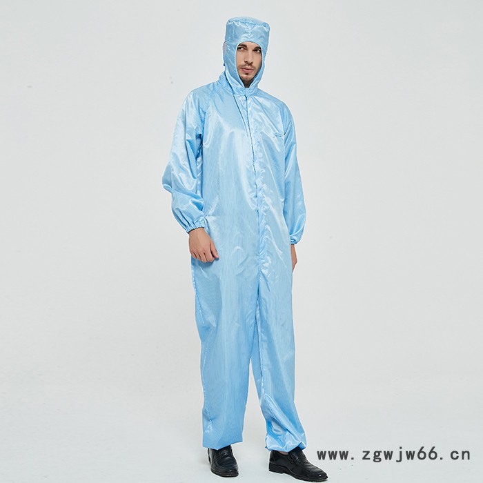 防静电工作服,定做电子厂工作服,防静电绸,生产工厂定做,佰益6027图8