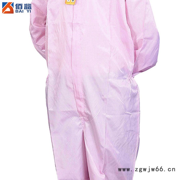 防静电工作服,定做电子厂工作服,防静电绸,生产工厂定做,佰益6027图6