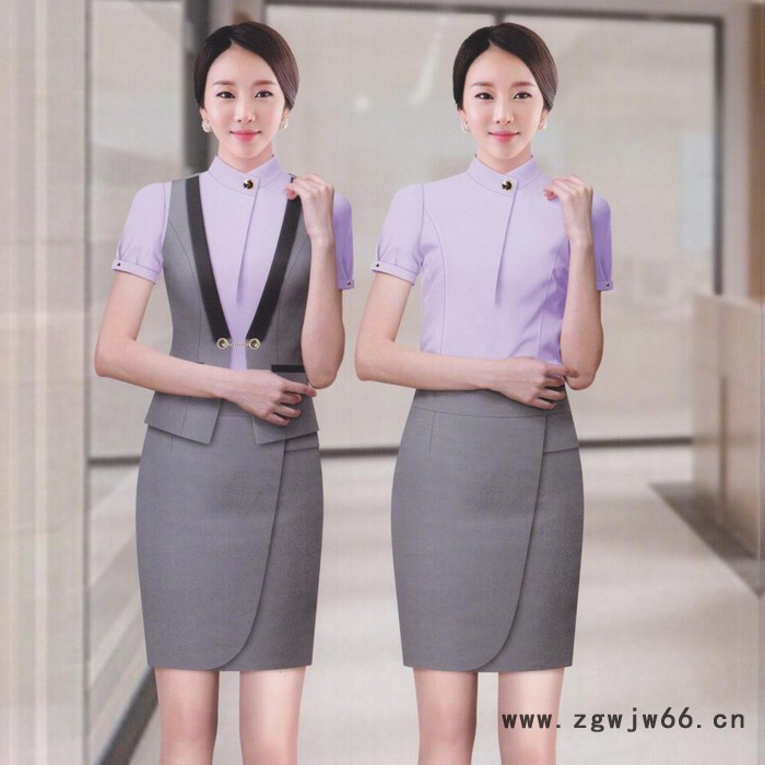 派登服饰 前台西装套装定制 工作服定做工作服图3