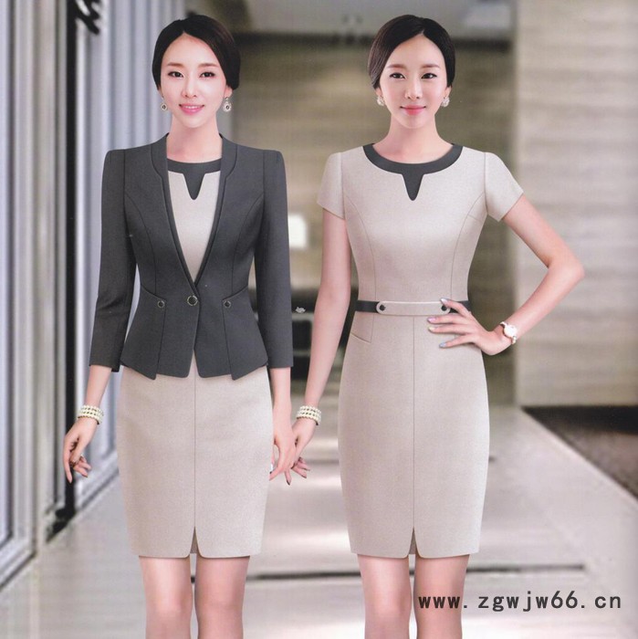 派登服饰 前台西装套装定制 工作服定做工作服图6