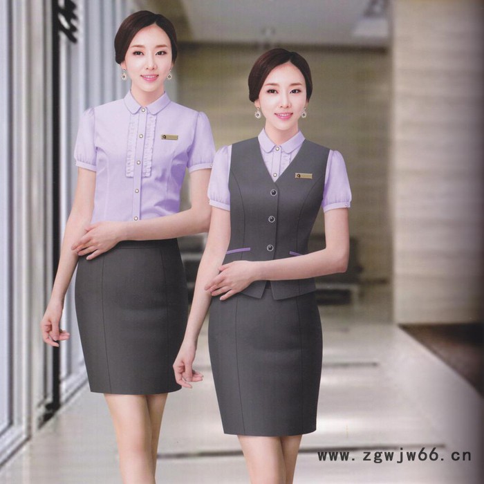 派登服饰 前台西装套装定制 工作服定做工作服图4