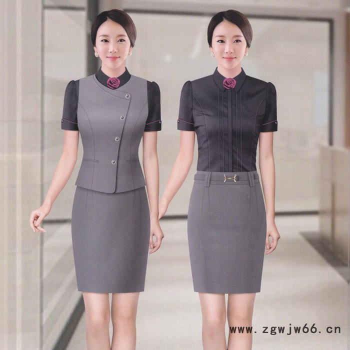 派登服饰 前台西装套装定制 工作服定做工作服图5