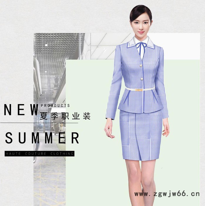 派登服饰 女士职业装 前台职业装 售楼处工作服图8