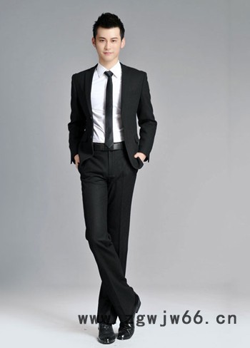 供应西装 男士西装套装 男女工作服图3