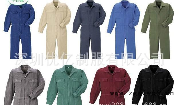 长袖连体服 防静电工作服 全棉连体服 l连体劳保服