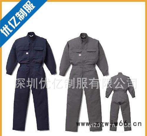 长袖连体服 防静电工作服 全棉连体服 l连体劳保服图2