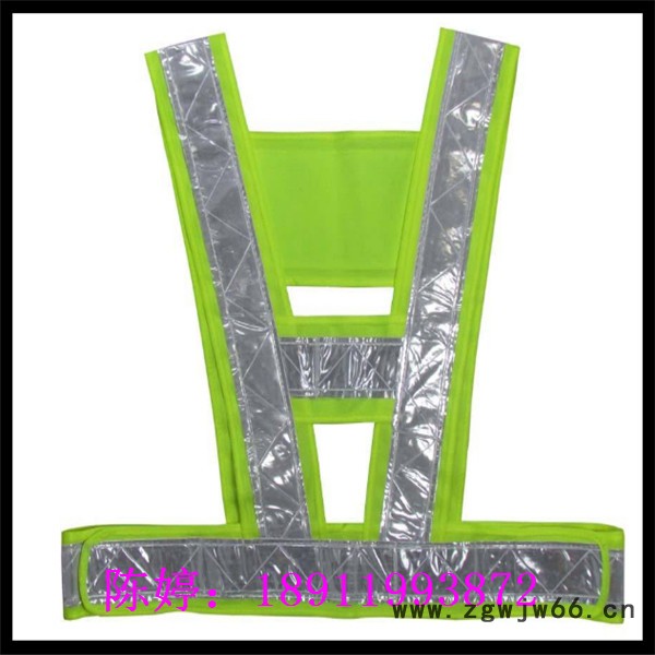 多口袋荧光色环卫交通工作服 多功能多口袋反光背心图7