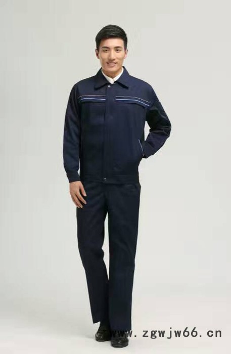 依郎工程夹克涤棉工作服防静电工作服防阻燃工作服纯棉工作服夹克衫图7