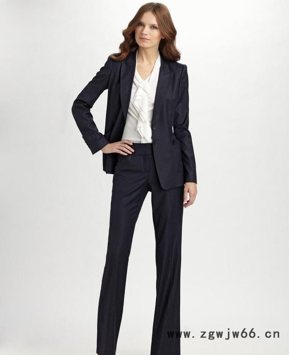 【工作服】【专业订做工作服 上海工作服】韩版西服 量体定制图2