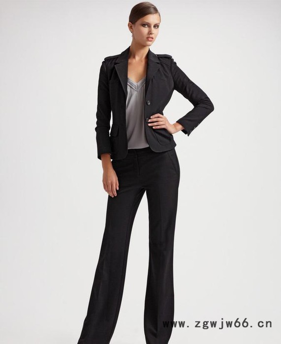 【工作服】【专业订做工作服 上海工作服】韩版西服 量体定制图3