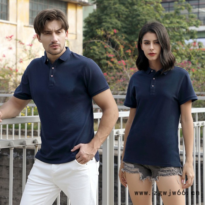 湛江厂家定制POLO衫印logo翻领T恤广告衫班服文化衫订制工作服印字图 翻领广告衫定制 POLO衫定做图2