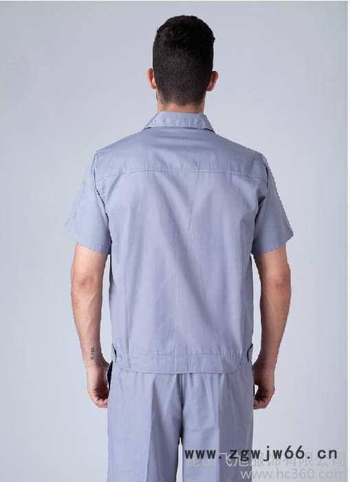 夏天短袖工作服 透气工作服 工作服定做 现货当天发货图2
