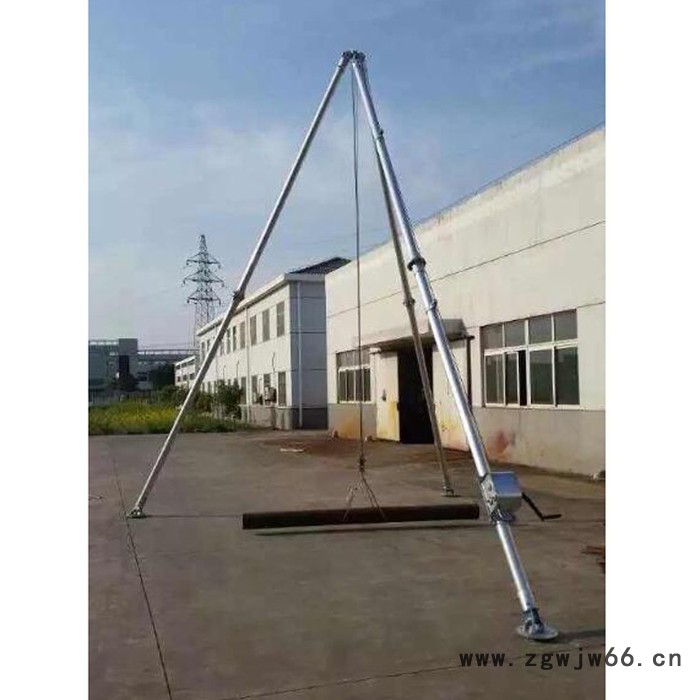镇江市双速人字型垂直起立线杆机器 三脚架整根立杆机图2