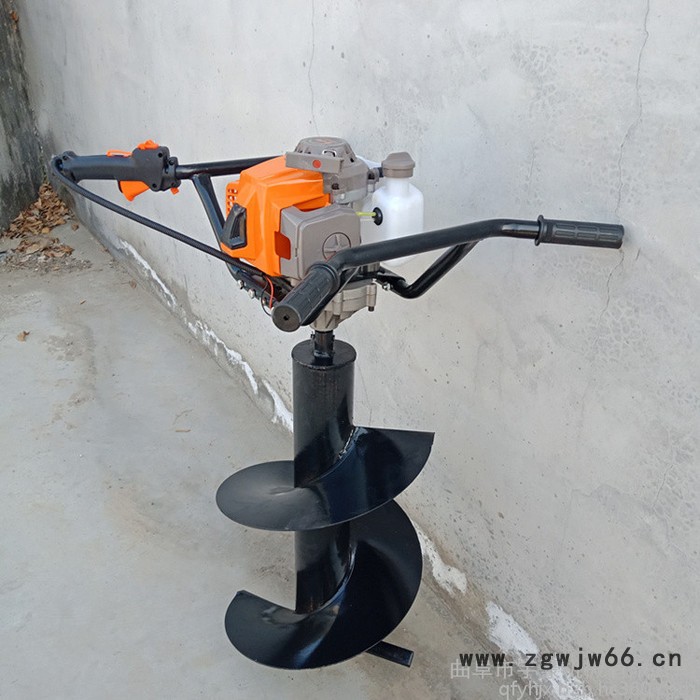 宇豪机械   电线杆三脚架挖坑机 地钻 手提式植树打眼机图3