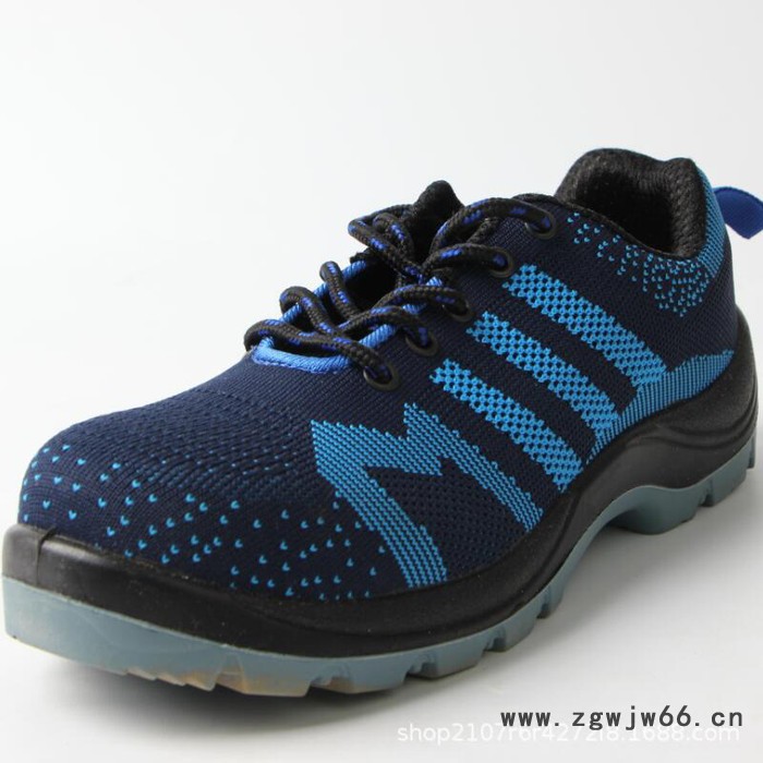 **透气劳保鞋 运动防砸防刺穿劳保鞋 品质保障飞织安全鞋图3