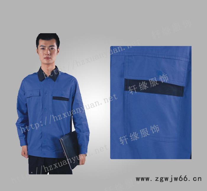 杭州工作服 厂服 夏工作服 纯棉工作服 长袖图3