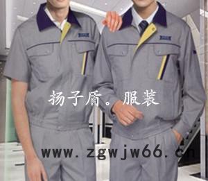 【专业生产】涤棉纱卡工作服 职业工作服 工厂防静电工作服长短袖图2