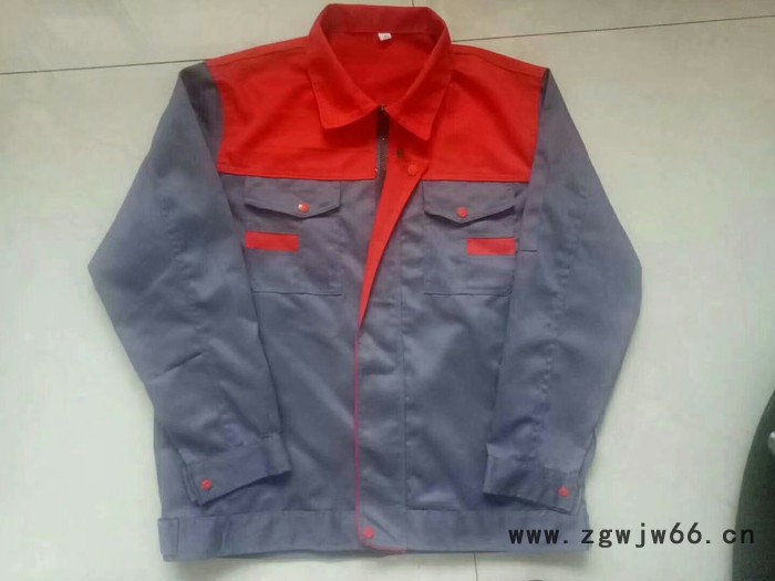 灰桔工作服 工作服批发  工作服厂家  可来样订做图4